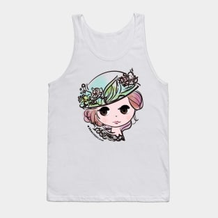 doll art, cute and kawaii illustration Tank Top